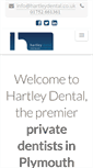 Mobile Screenshot of hartleydental.co.uk