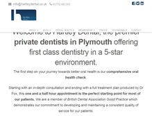 Tablet Screenshot of hartleydental.co.uk